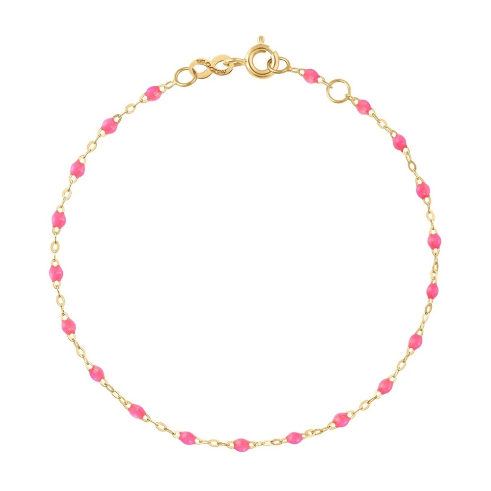 Gigi Clozeau Bracelet - 18 k gold with pink. EUC